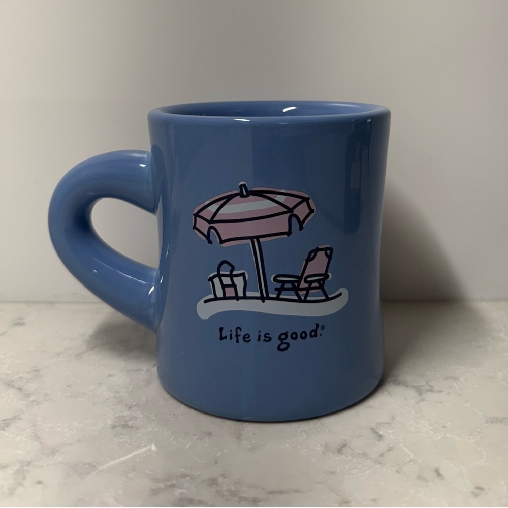 Blue Life is Good Beach Mug